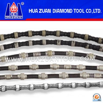 Diamond Wire Saw for Stone, Sintered Wire Saw Beads, Diamond Wire Saw